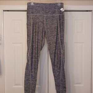 #345 3/$18 - Gray/Black Leggings Size Large
